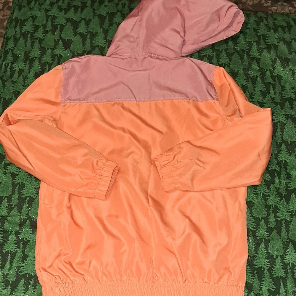 Ideology Peach Hooded Jacket Girl's Size Small - Picture 4 of 4